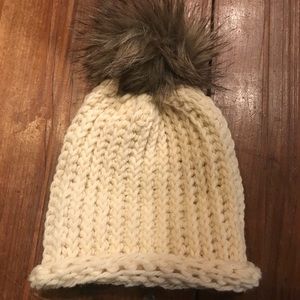 Hand knitted toboggan